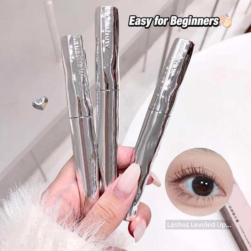 Waterproof Mascara Wand - Kakashow Curling Mascara, feiner Applikator, verlängernd,